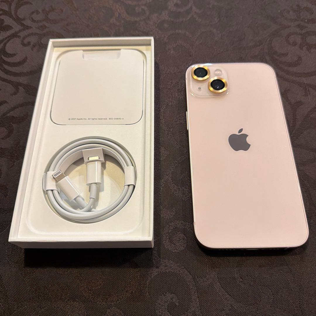 Apple iPhone 13 ピンク 256gb 充電ケーブル付き