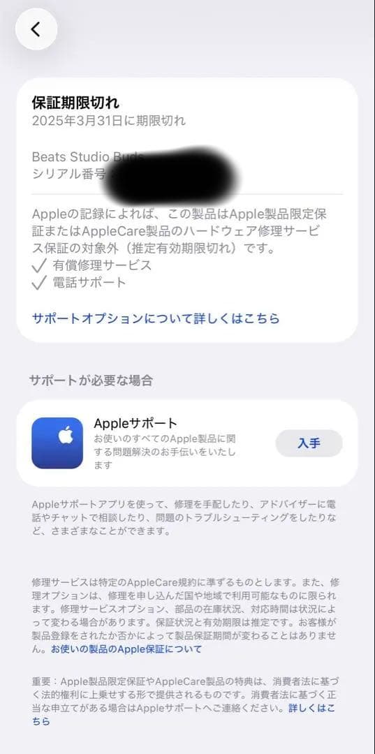 Apple Beats Studio Buds + ブラック/ゴールド　完品