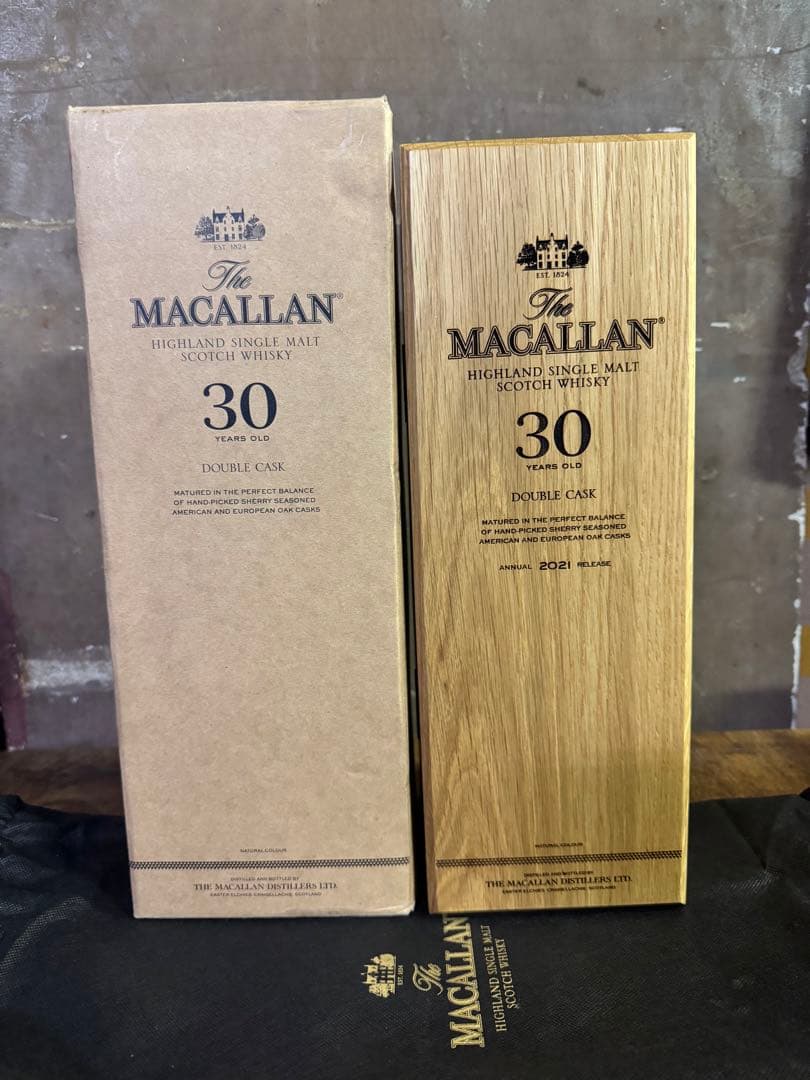 マッカラン30年　空瓶