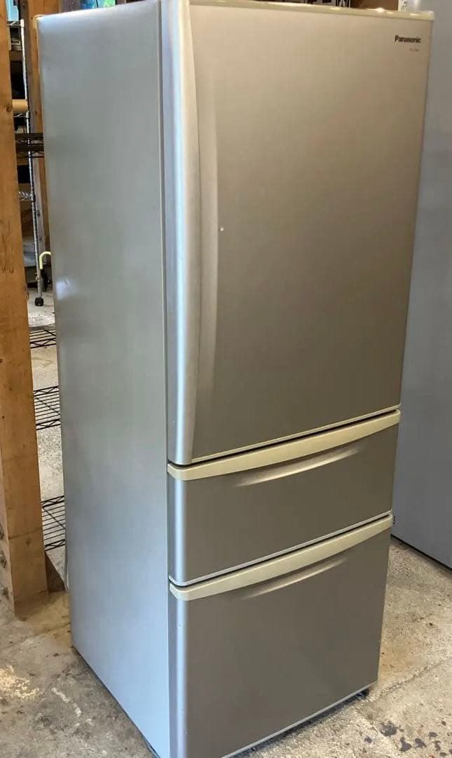 パナソニック　2009年製　320L大型冷蔵庫　NR-C328M-S