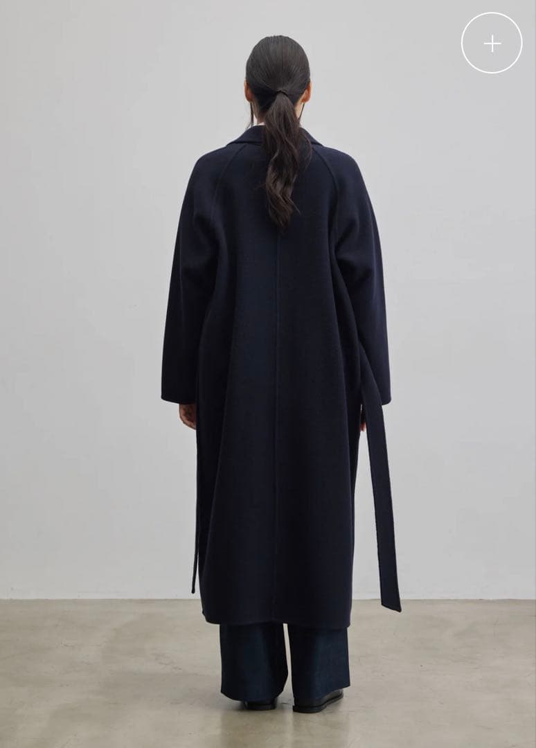 【屋内試着のみ美品】SOÈJUウールリバーローブコート