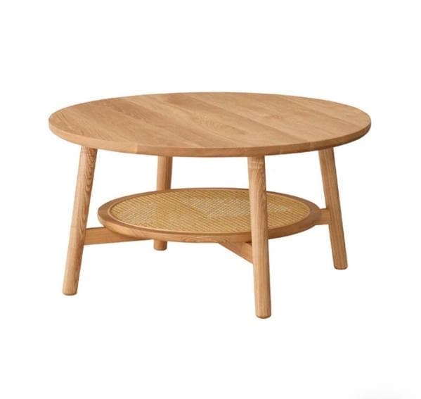 unico SOLK ローテーブル Φ760 机 円形 ウッド ウニコ