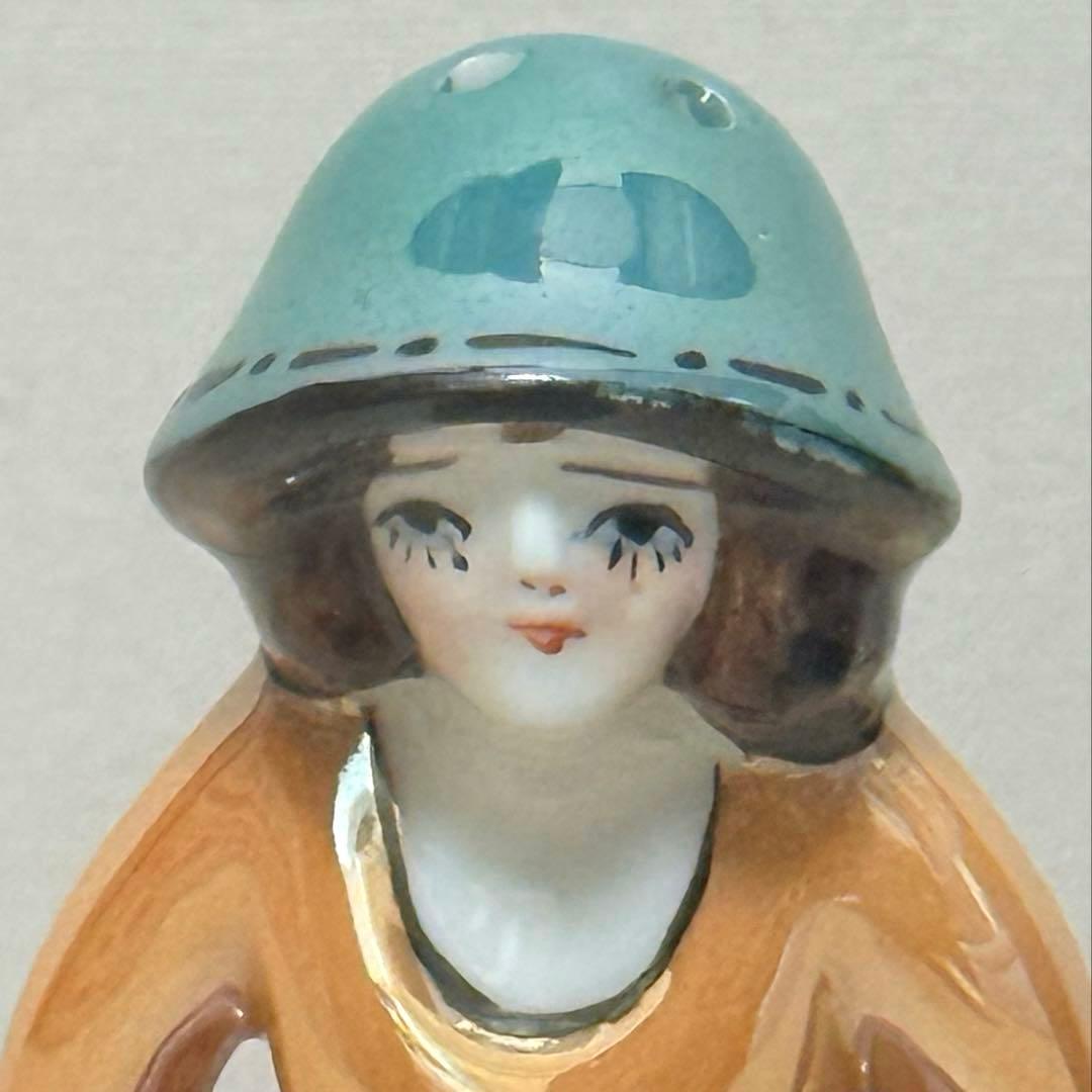 極美品 オールドノリタケ デコレディ シェーカー 大正ロマン 丸栄百貨店購入品