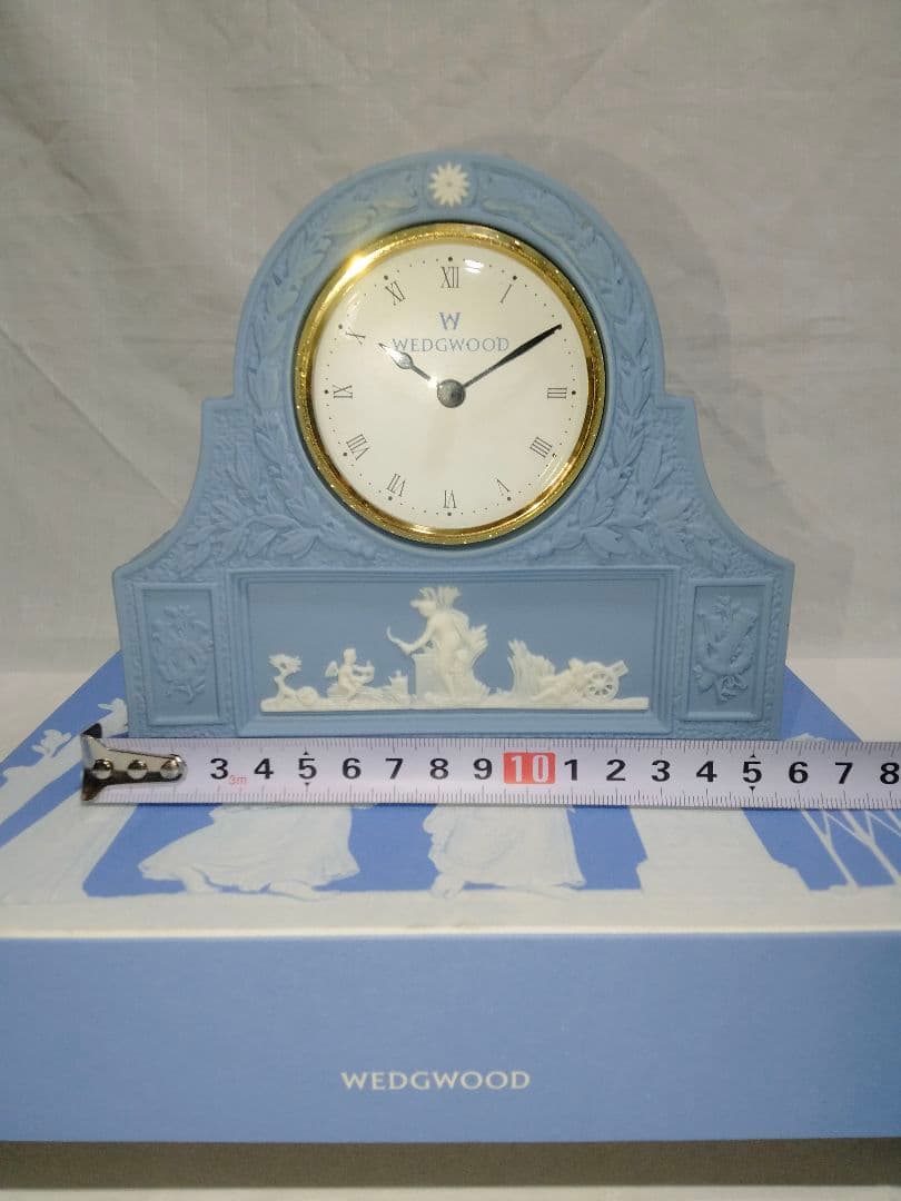 未使用 ウェッジウッド  置時計 ペールマントルクロック
