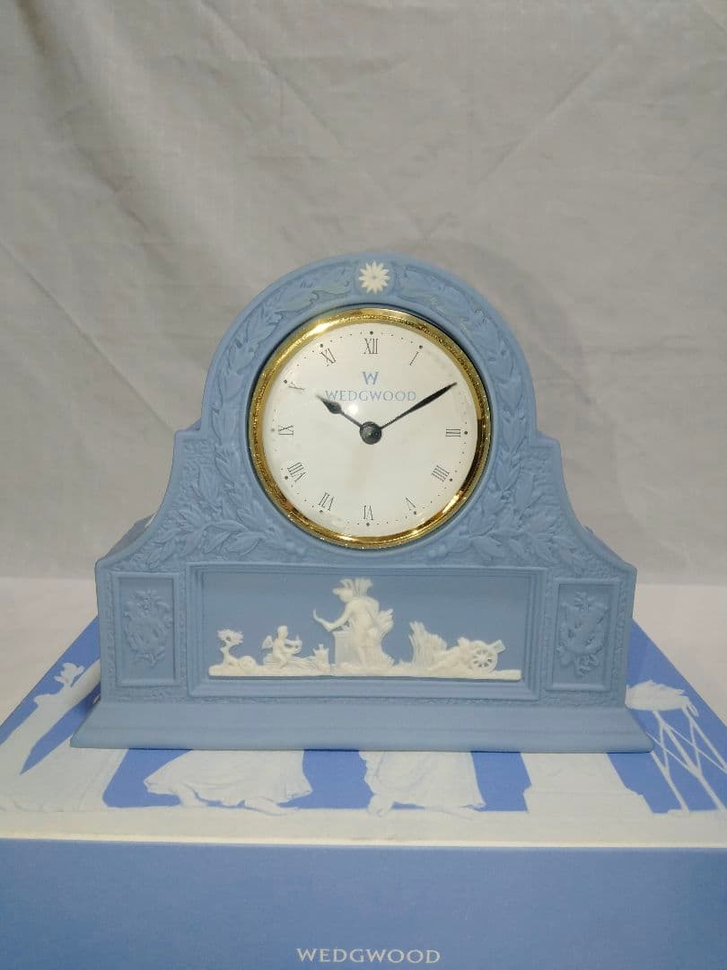 未使用 ウェッジウッド  置時計 ペールマントルクロック