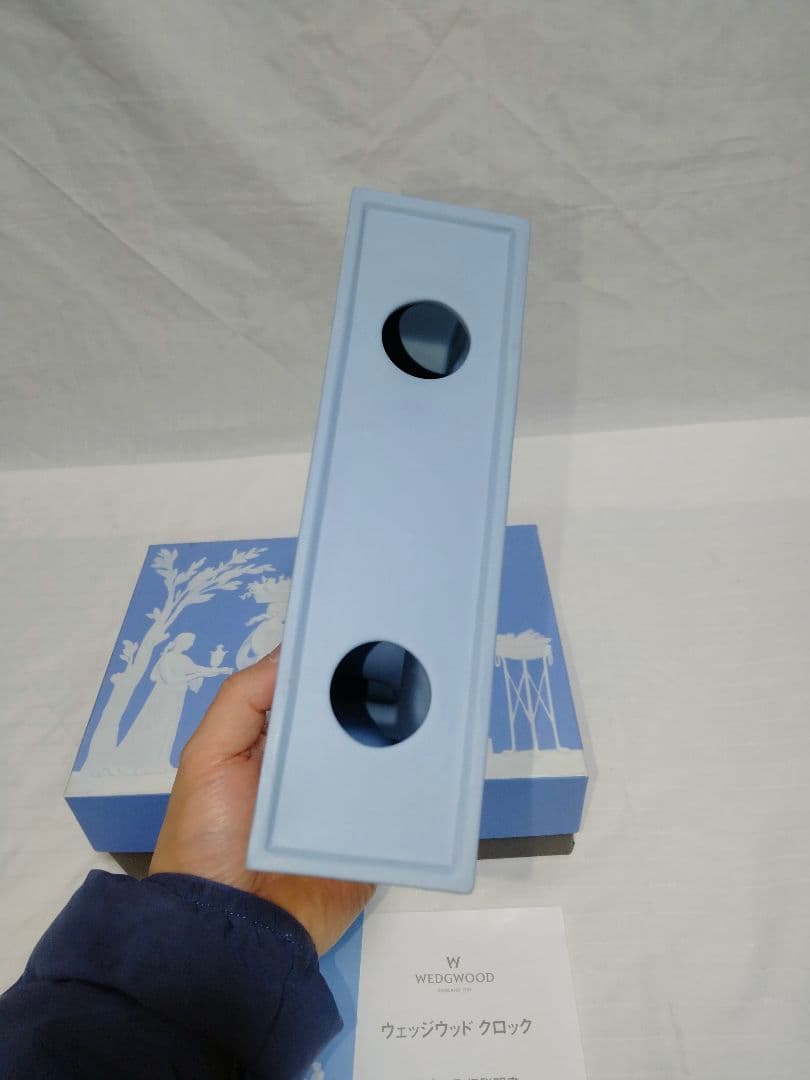 未使用 ウェッジウッド  置時計 ペールマントルクロック