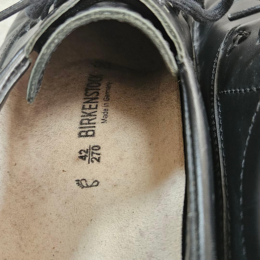BIRKENSTOCK ビルケンシュトック レザーシューズ 黒 本革 27cm