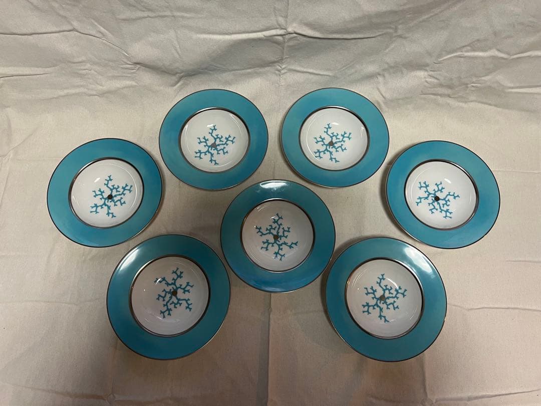 RAYNAUDレイノークリストバルシリーズスーププレート7枚セットF44