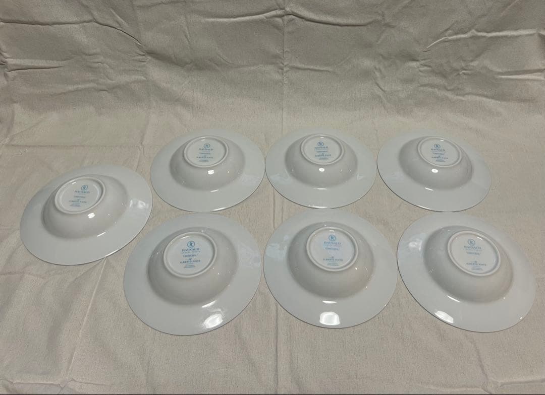 RAYNAUDレイノークリストバルシリーズスーププレート7枚セットF44