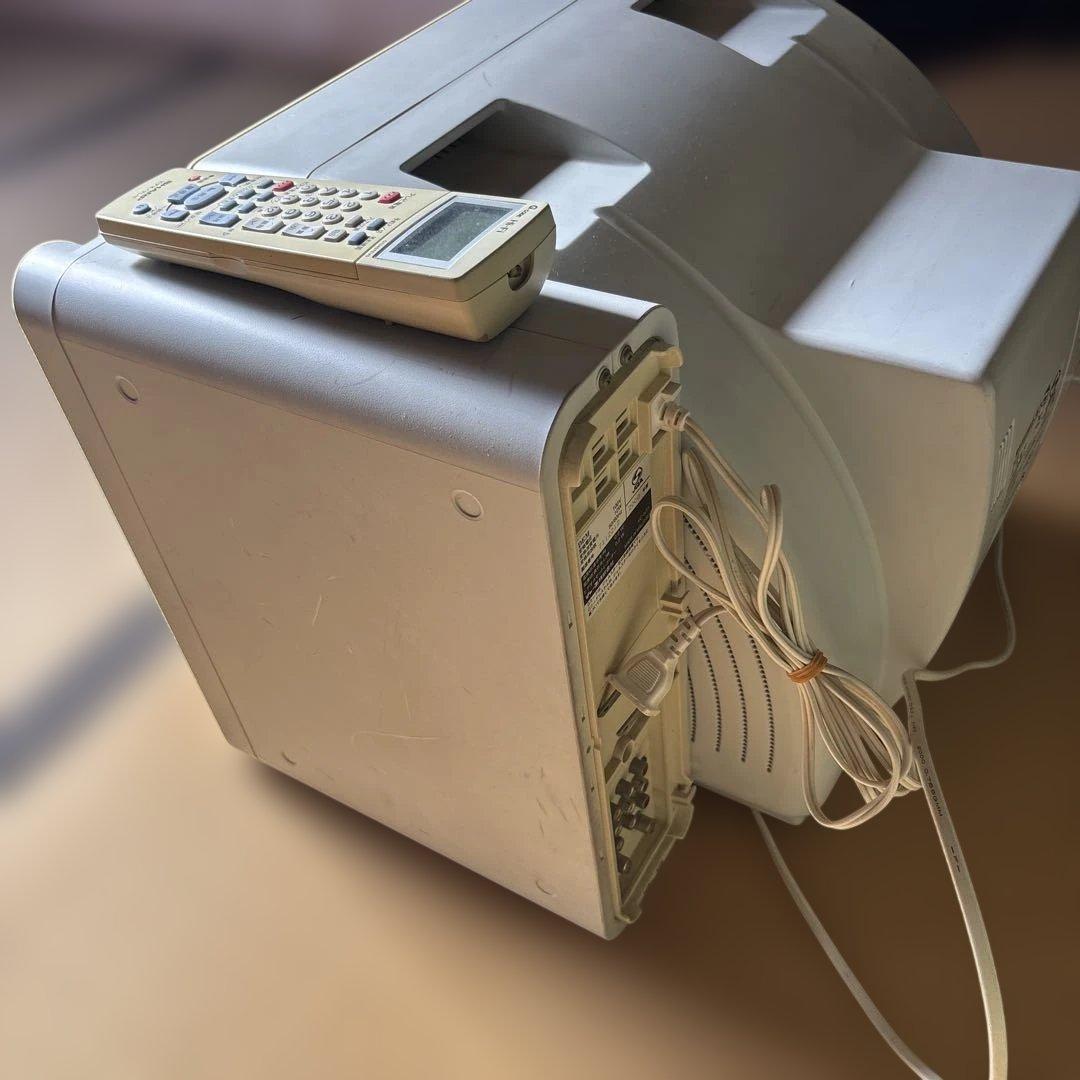 【希少】レトロ　シャープブラウン管テレビ+ビデオセット