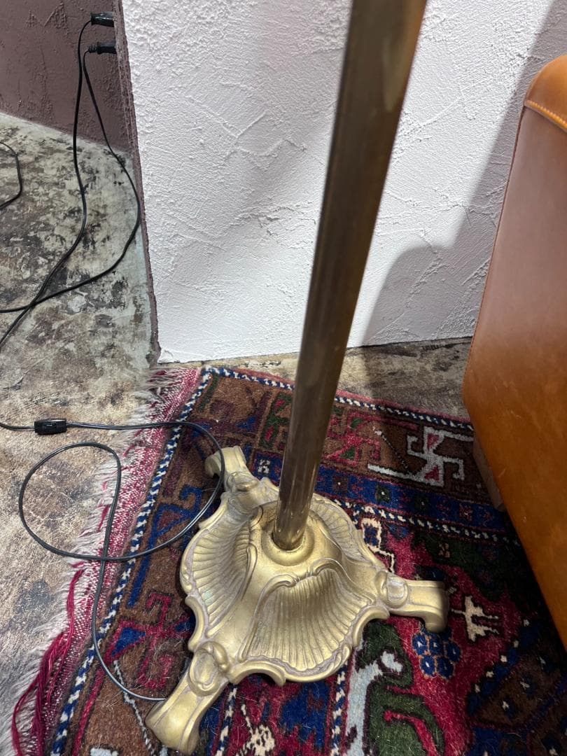 【1個買ったら2個捨てる】真鍮スタンドランプ アンティーク フロアライト