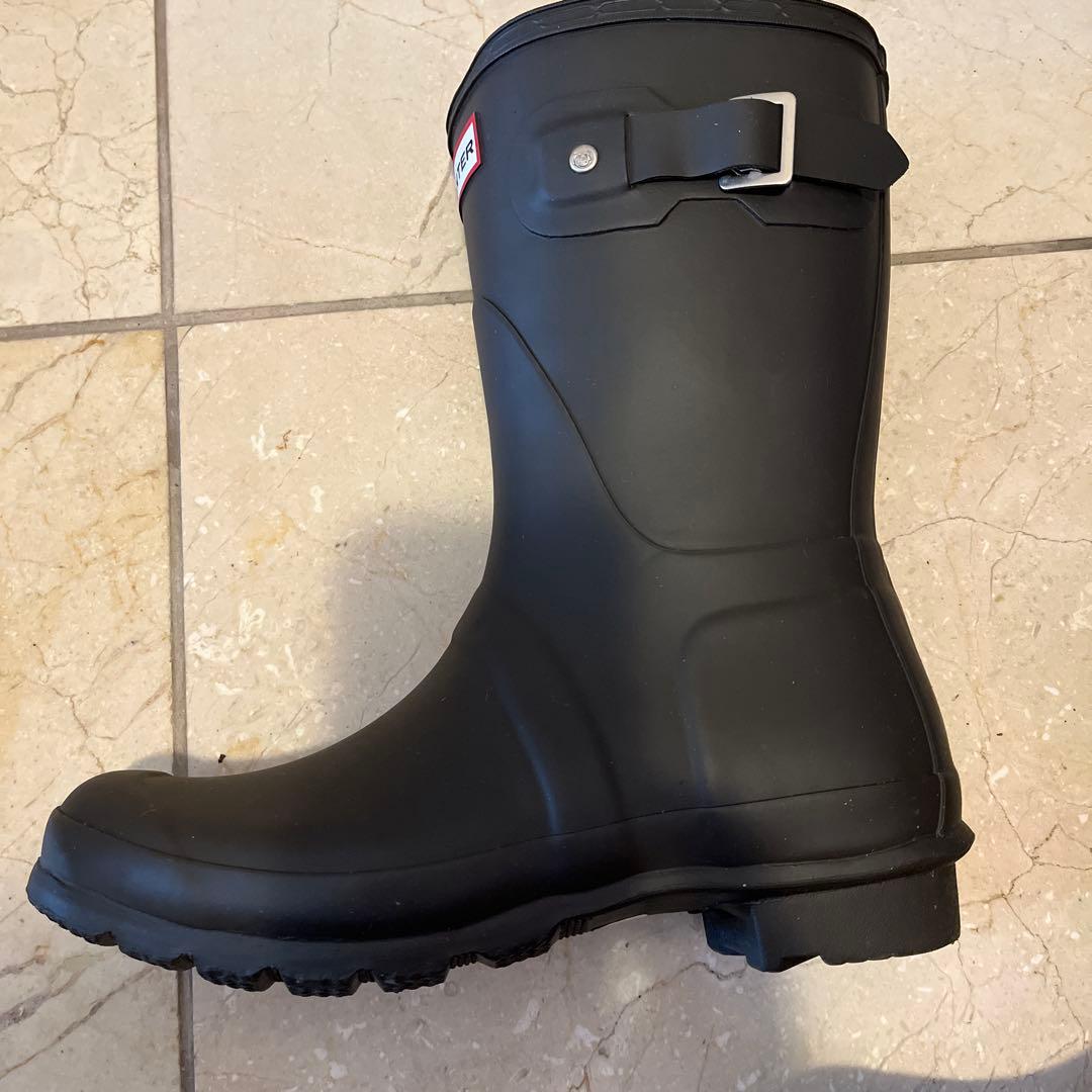 ハンター HUNTER オリジナルショート レインブーツ 長靴 レインシューズ茶