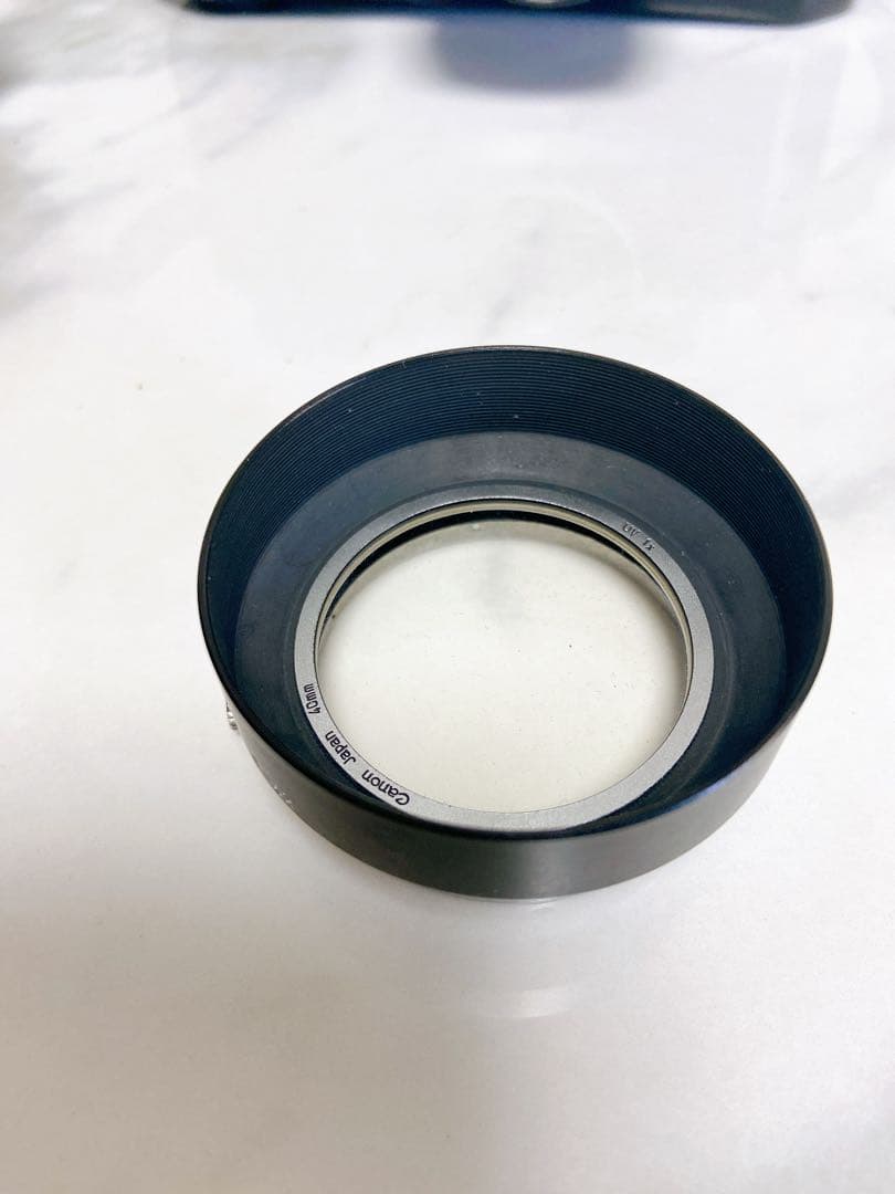 ＋【ジャンク品】キャノン７ 50mm F1.8 レンジファインダー 純正ケース付