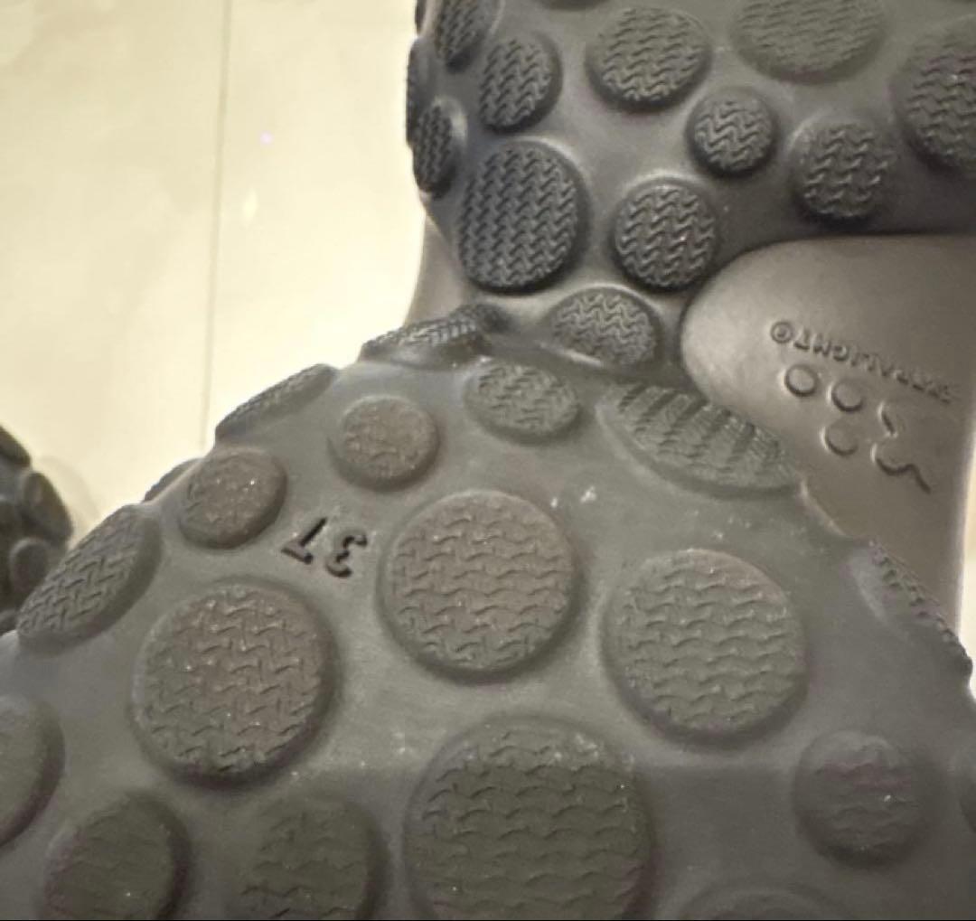 カンペール ペロータスマーズ ショートブーツ　レザースニーカーブーツ 37 黒