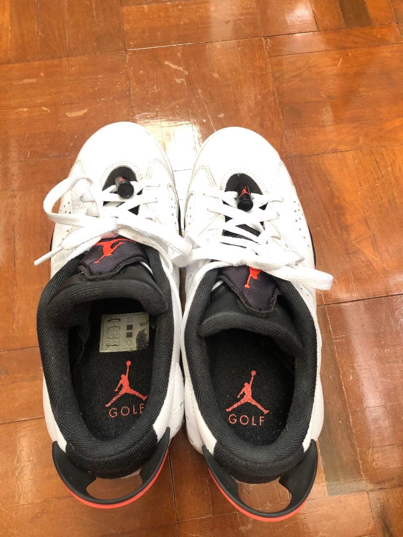 エアジョーダンゴルフ6 RetroLow White Infrerd26.5cm