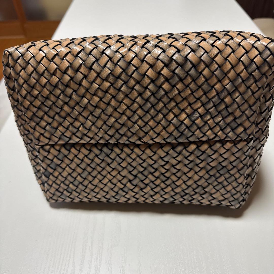 ミ*チ様 HIROFU かごバッグ 黒とベージュ