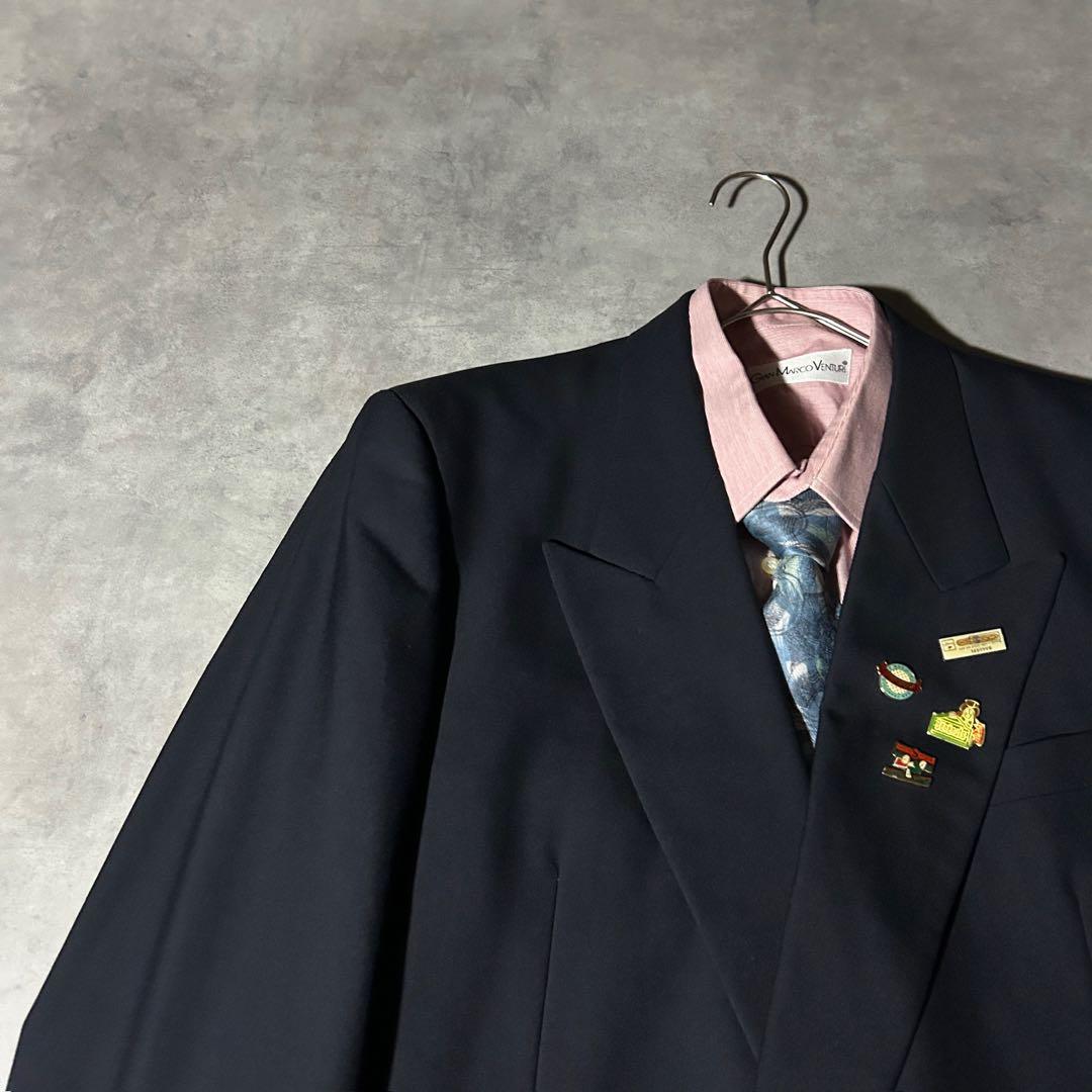 90s vintage レトロセットアップ スーツ ピンズ No.262成人式