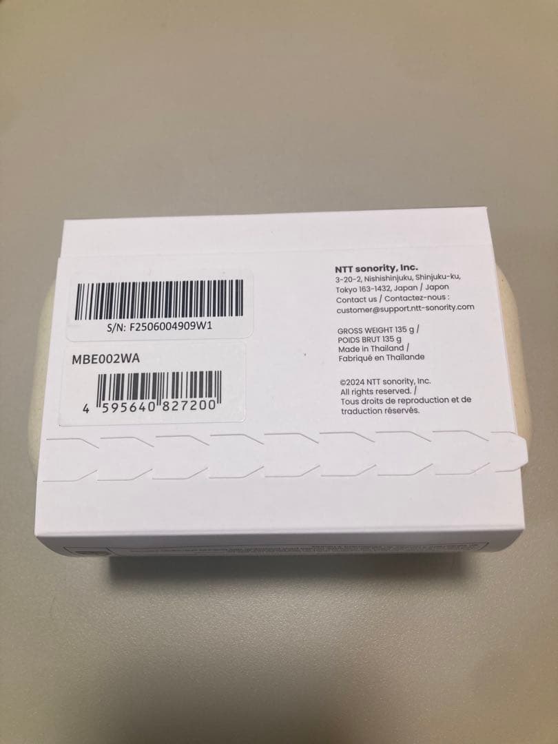 新品nwm DOTS オープンイヤー型 完全ワイヤレスイヤホン ストーンホワイト