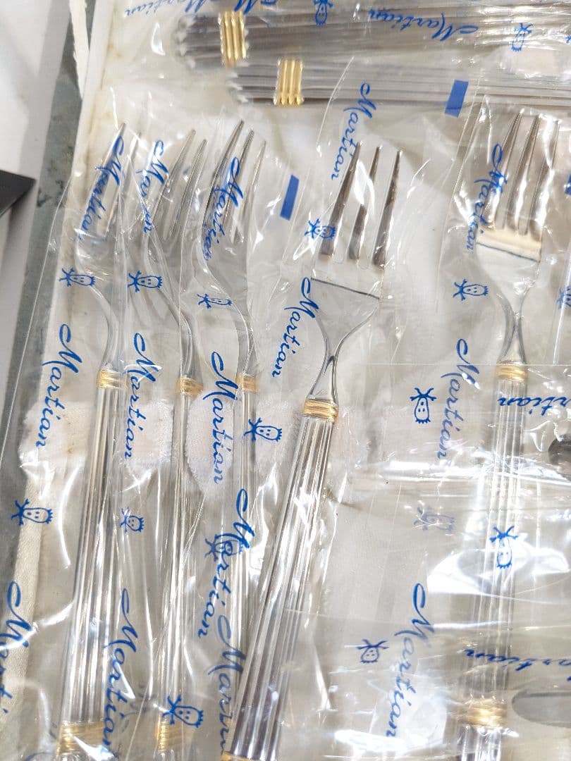 【未使用】パトラ Martian Patra　カトラリー　25点　SLV