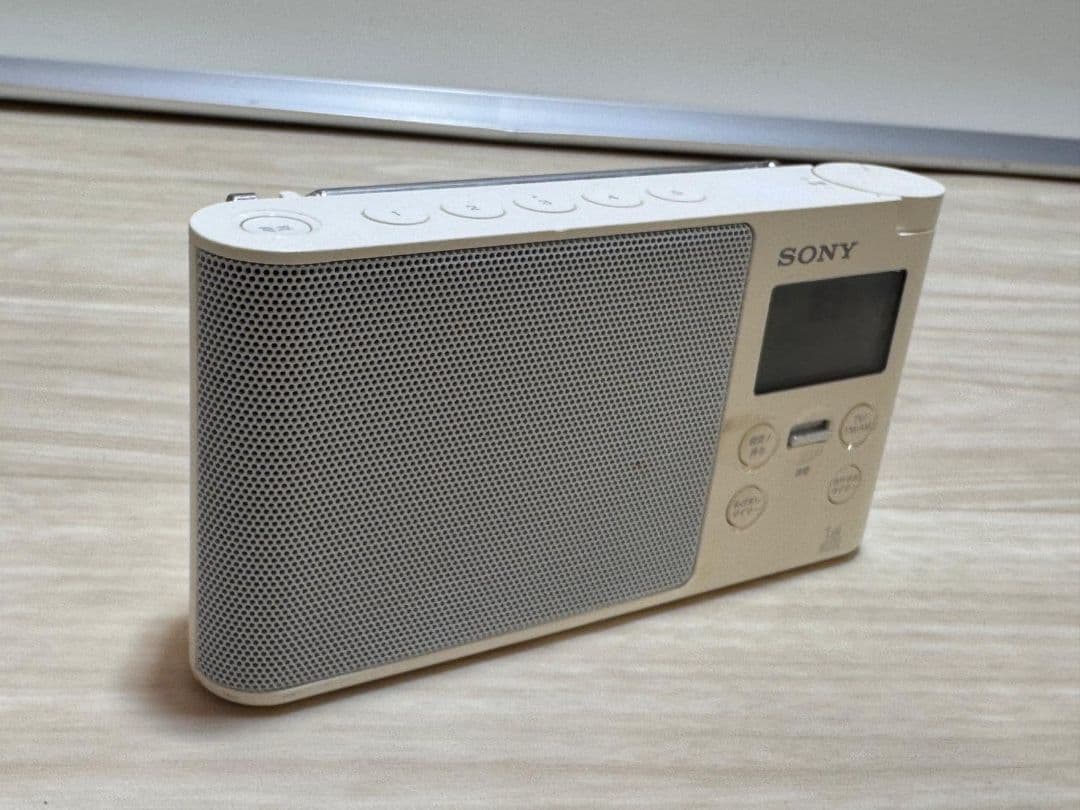 SONY ホワイト ラジオチューナー XDR-56TV