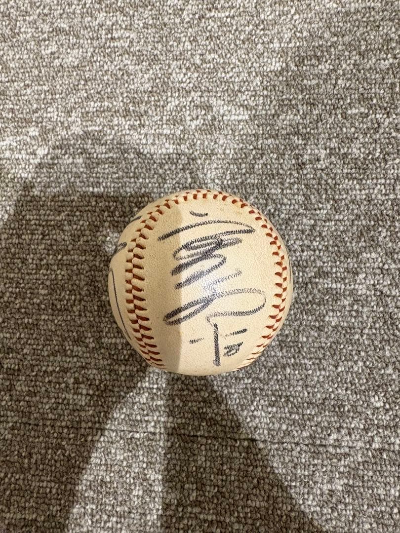 巨人寄せ書き直筆サインボール（長嶋、王、堀内、高田）