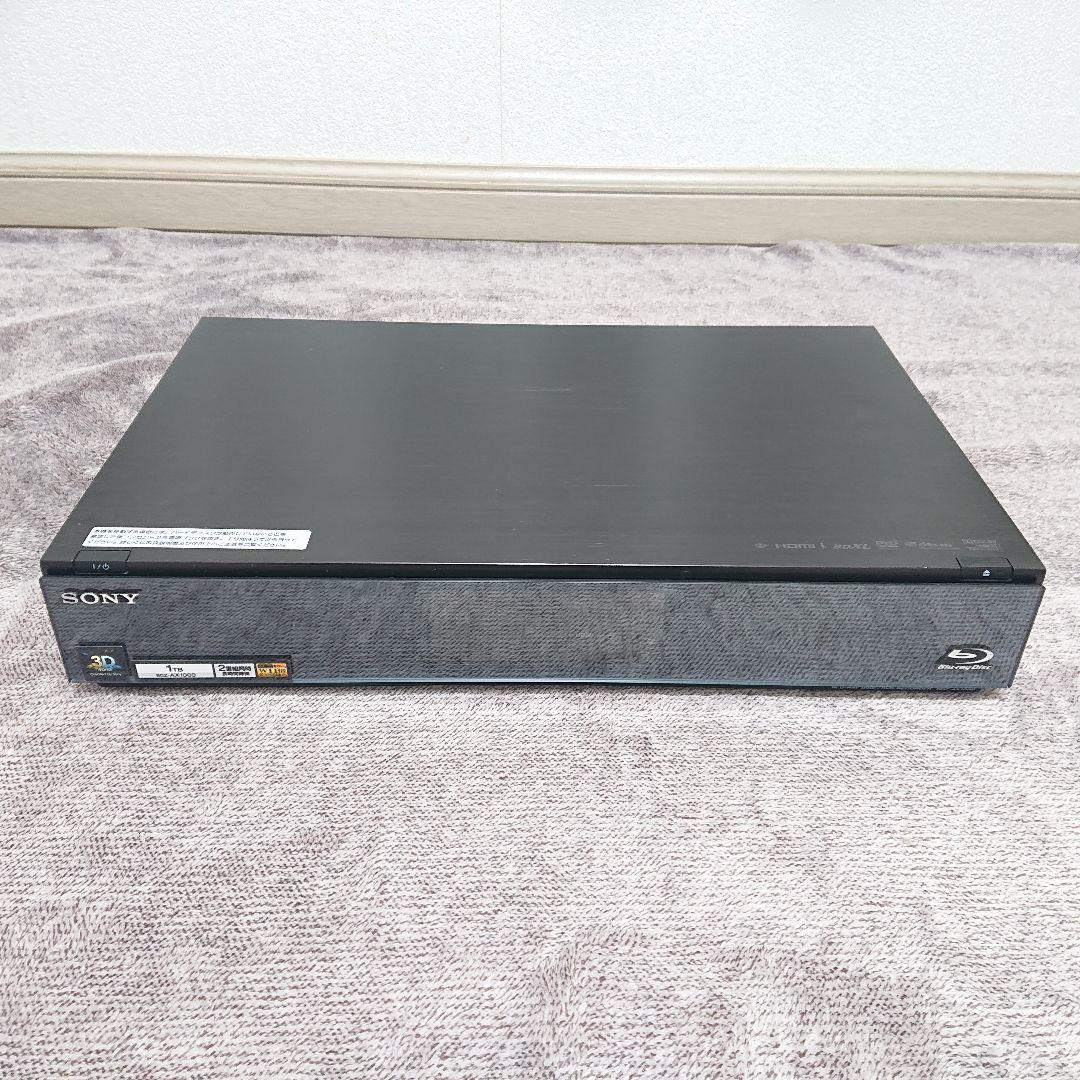 美品　ソニー　ブルーレイレコーダー　BDZ-AX1000 すぐに使えるセット