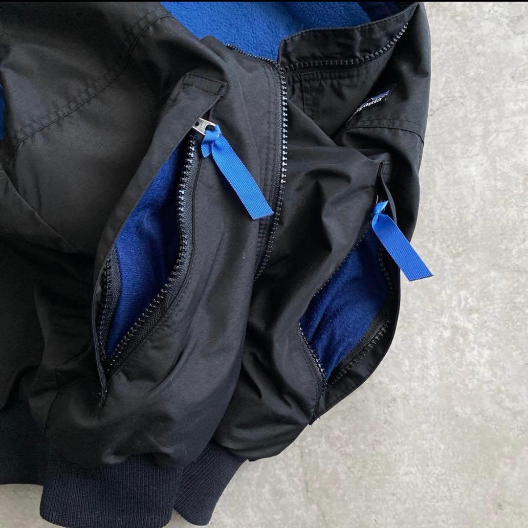 90s パタゴニア シェルドシンチラベスト 黒 ブラック S