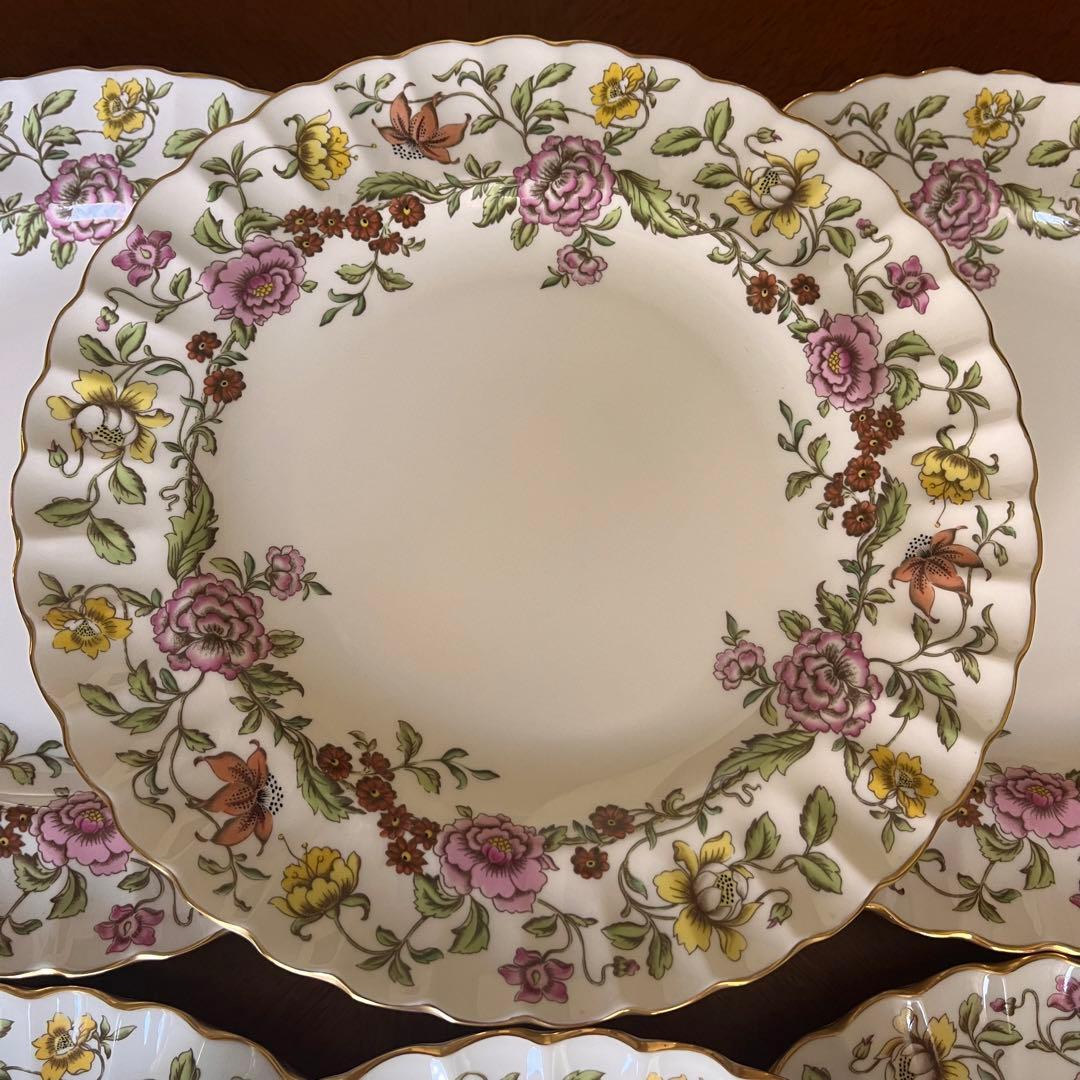 【レア美品】スポード ★フローラルタペストリー★プレート　6枚