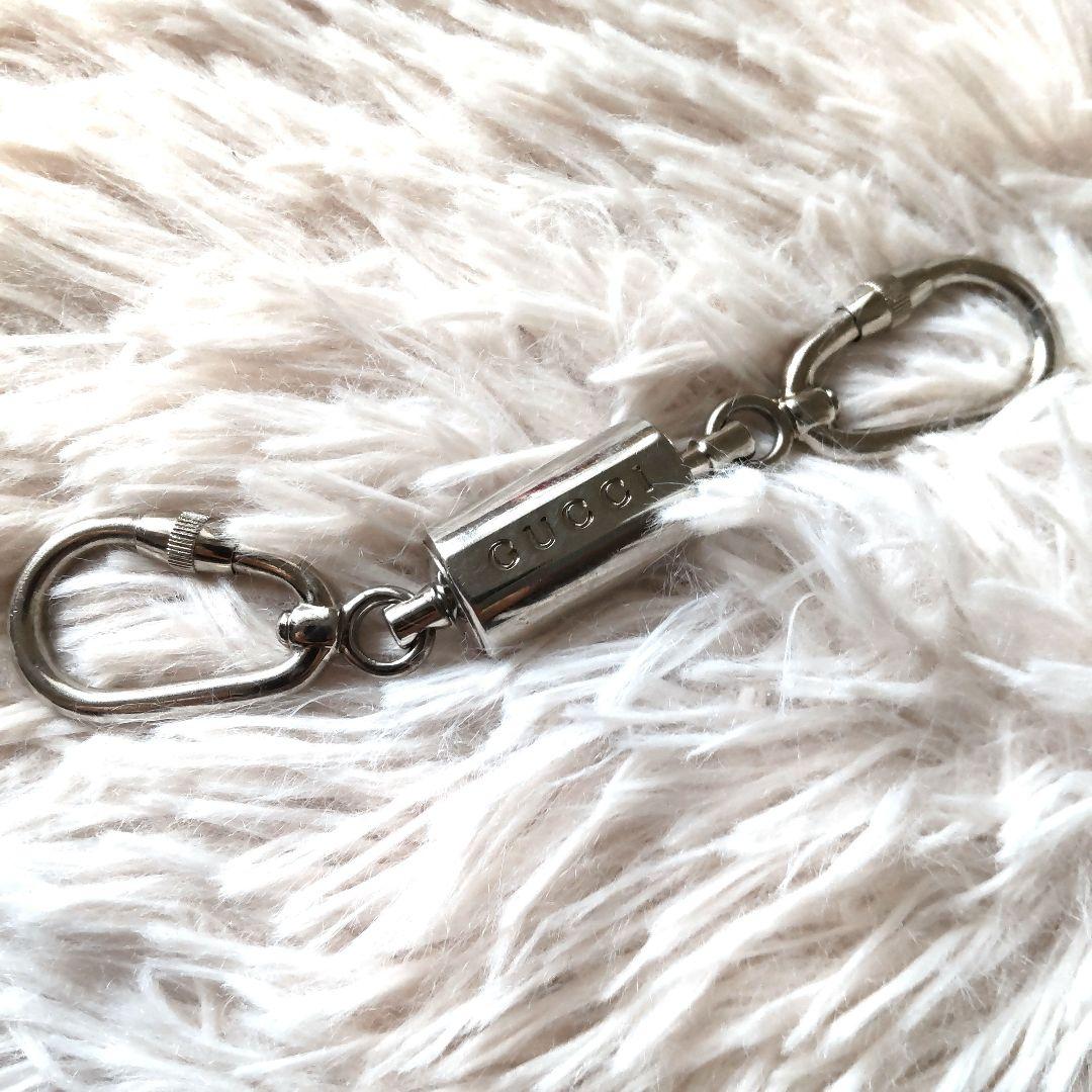 GUCCI ダブルキーホルダー カラビナ キーチェーン グッチ