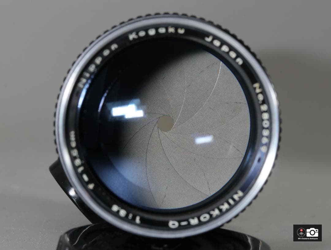 良品Nikkor-Q 13.5ｃm F/3.5 Nikon Sマウントレンズ