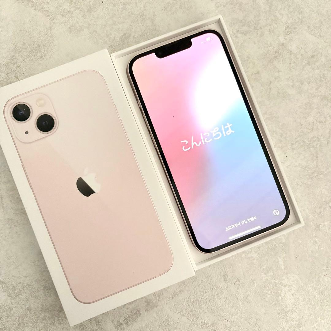 【24H以内発送】 iPhone13本体 128GB ピンクSIMフリー 89%
