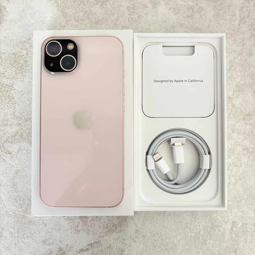 【24H以内発送】 iPhone13本体 128GB ピンクSIMフリー 89%