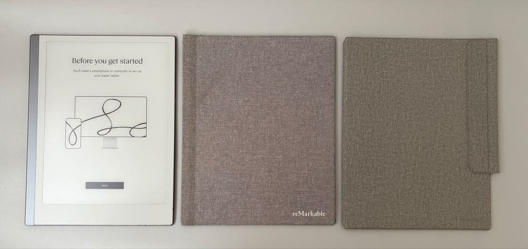 【出品再開】reMarkable 2 電子ペーパータブレット、純正ペン、カバー等