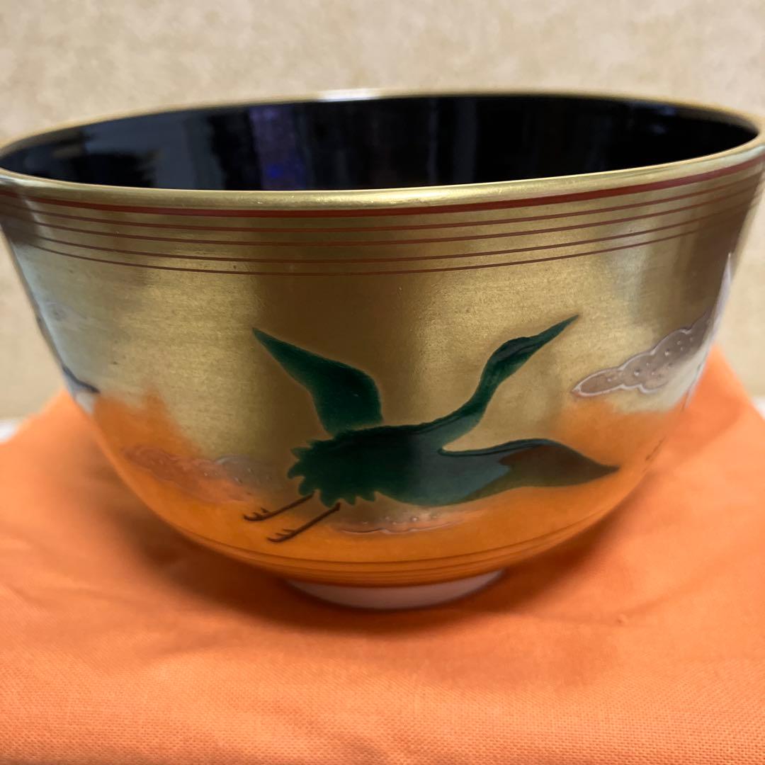 茶道具 抹茶茶碗 松香作 共箱 共布