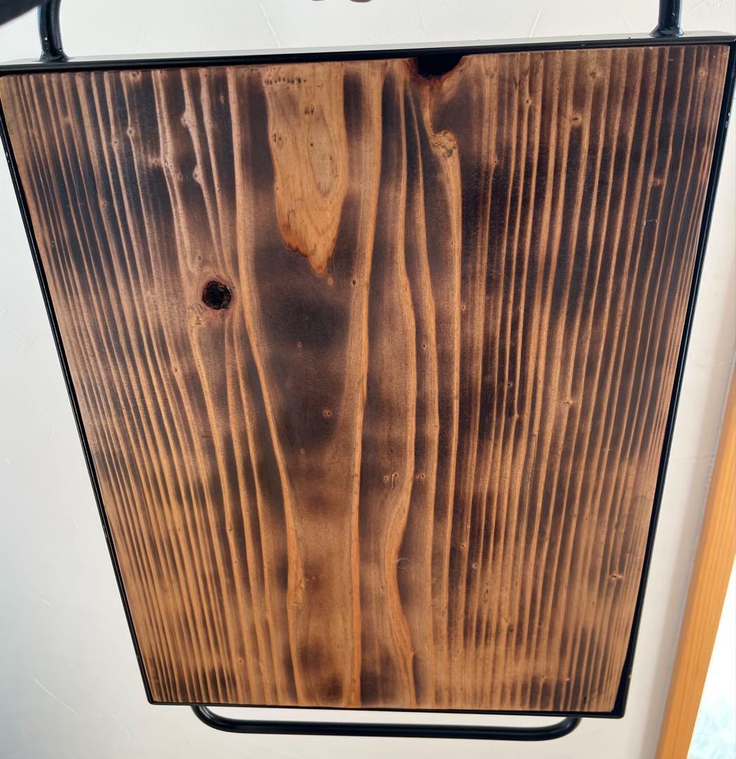 アイアンテーブル　アウトドア　キャンプ　天然木　BBQ ハンドメイド