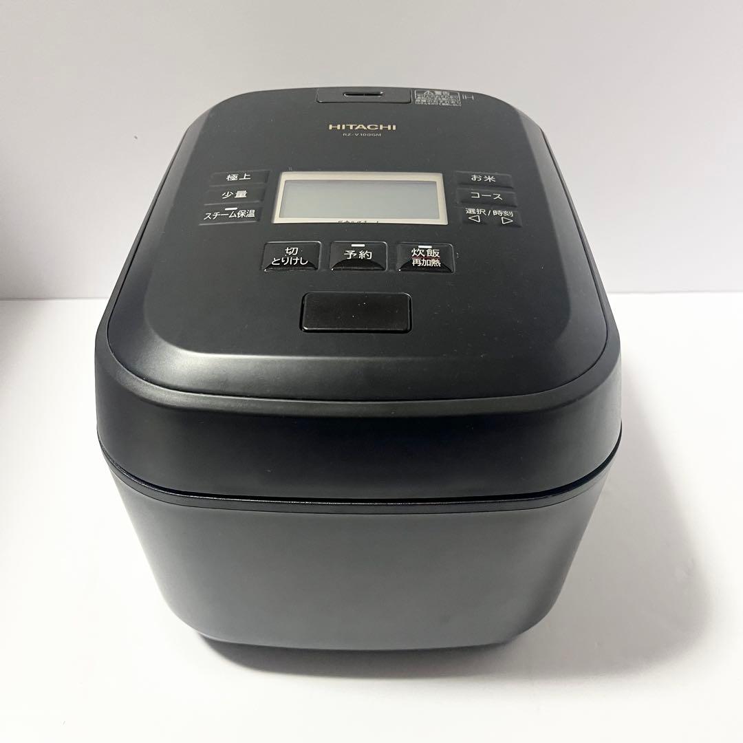 【きゃる】HITACHI RZ-V100GM 圧力&スチームジャー炊飯器
