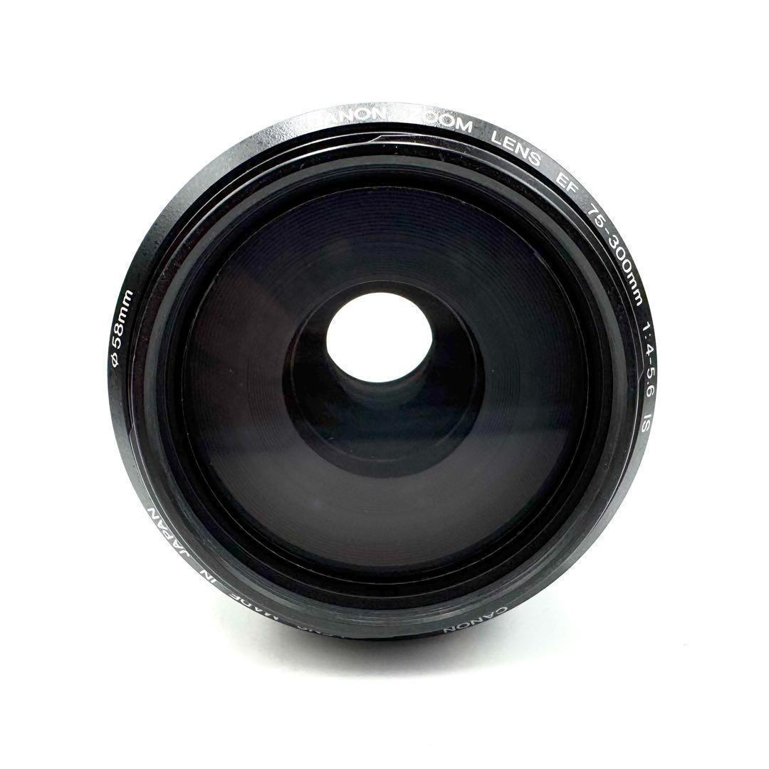 キャノン★手ブレ補正付 超望遠レンズ EF 75-300mm IS USM