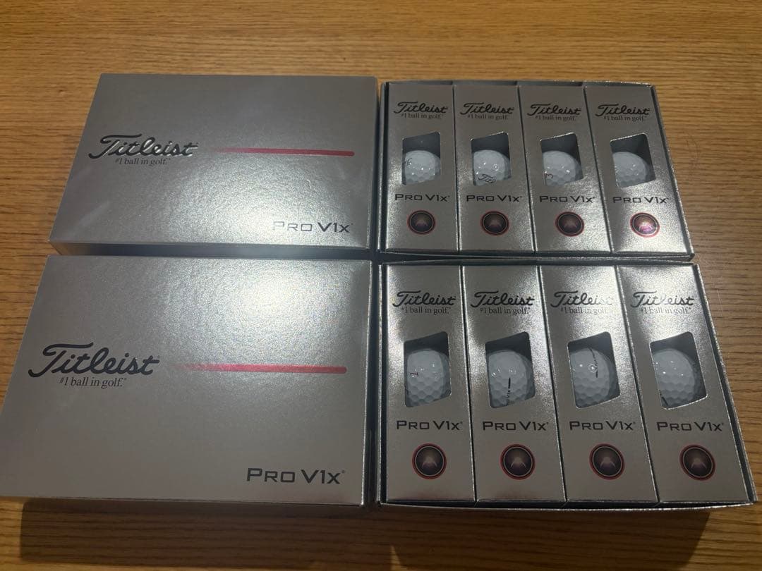 Titleist ProV1x 2025年モデル白
