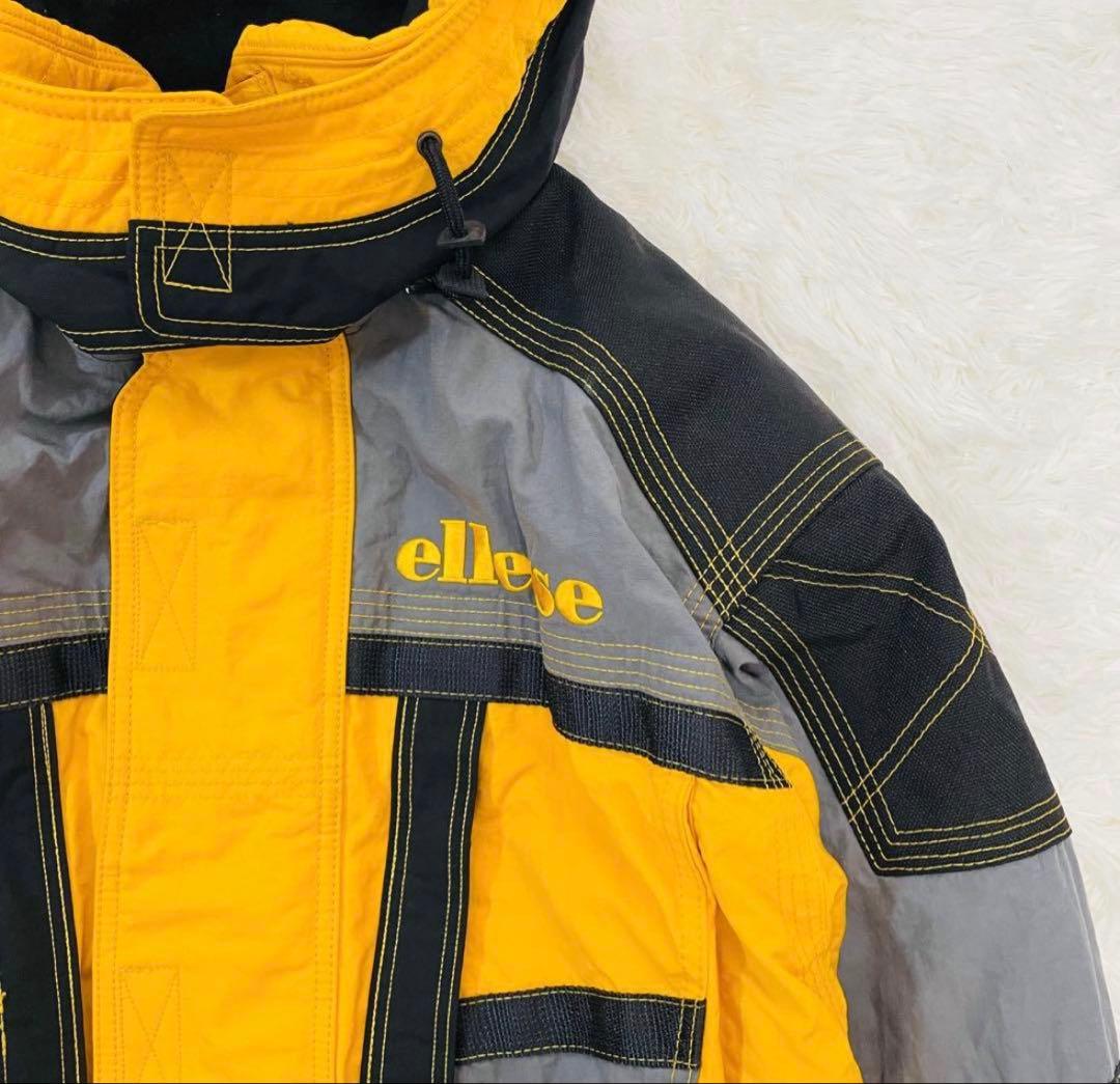 エレッセ スキーウェア 上下セット Lサイズ イエロー ゴールドウイン製