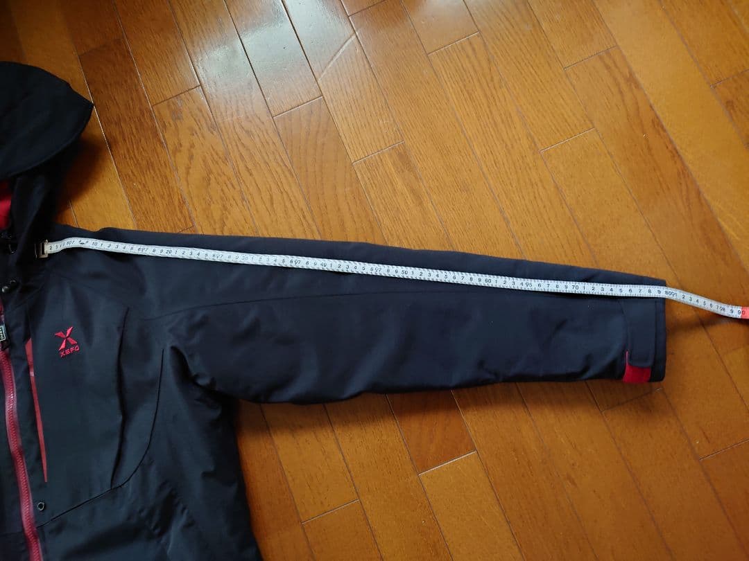 シマノXEFO.GORE-TEX フード付ダウンレインウェア ブラックＬＬサイズ