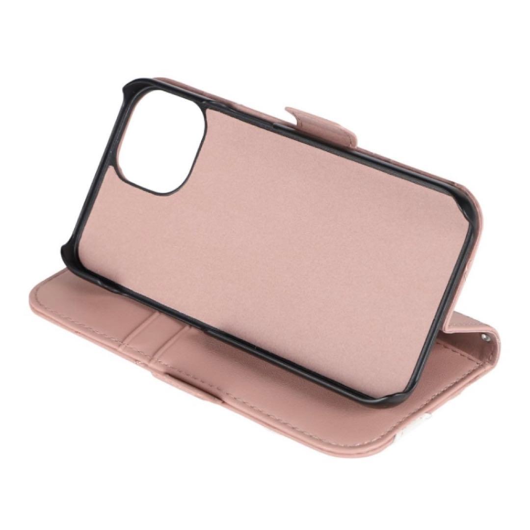 新品⭐︎マリークワント iPhone14/15 手帳型 ケース ピンク 人気