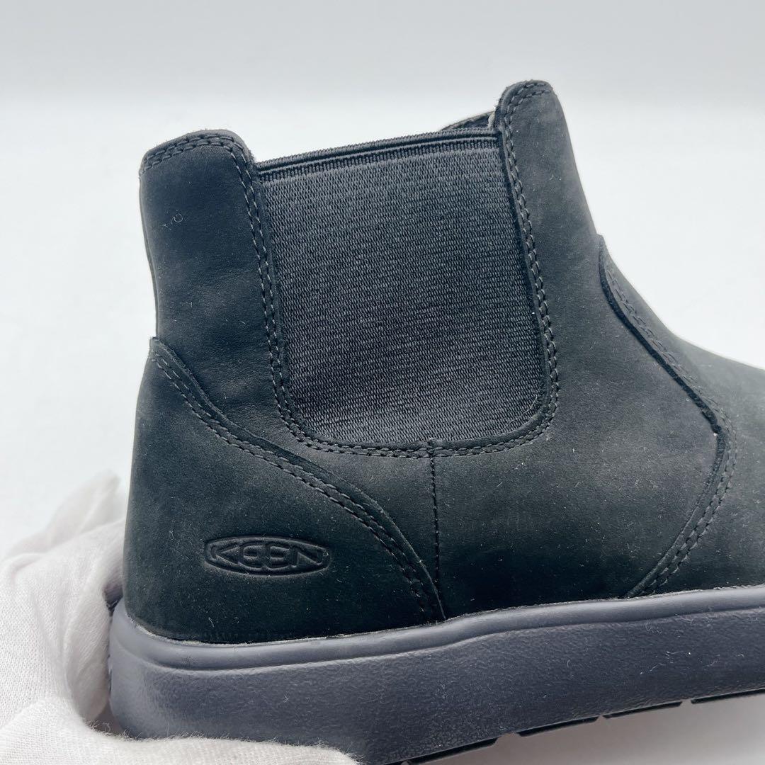 極美品✨keen キーン エレナ サイドゴアブーツ 黒 チェルシーブーツ