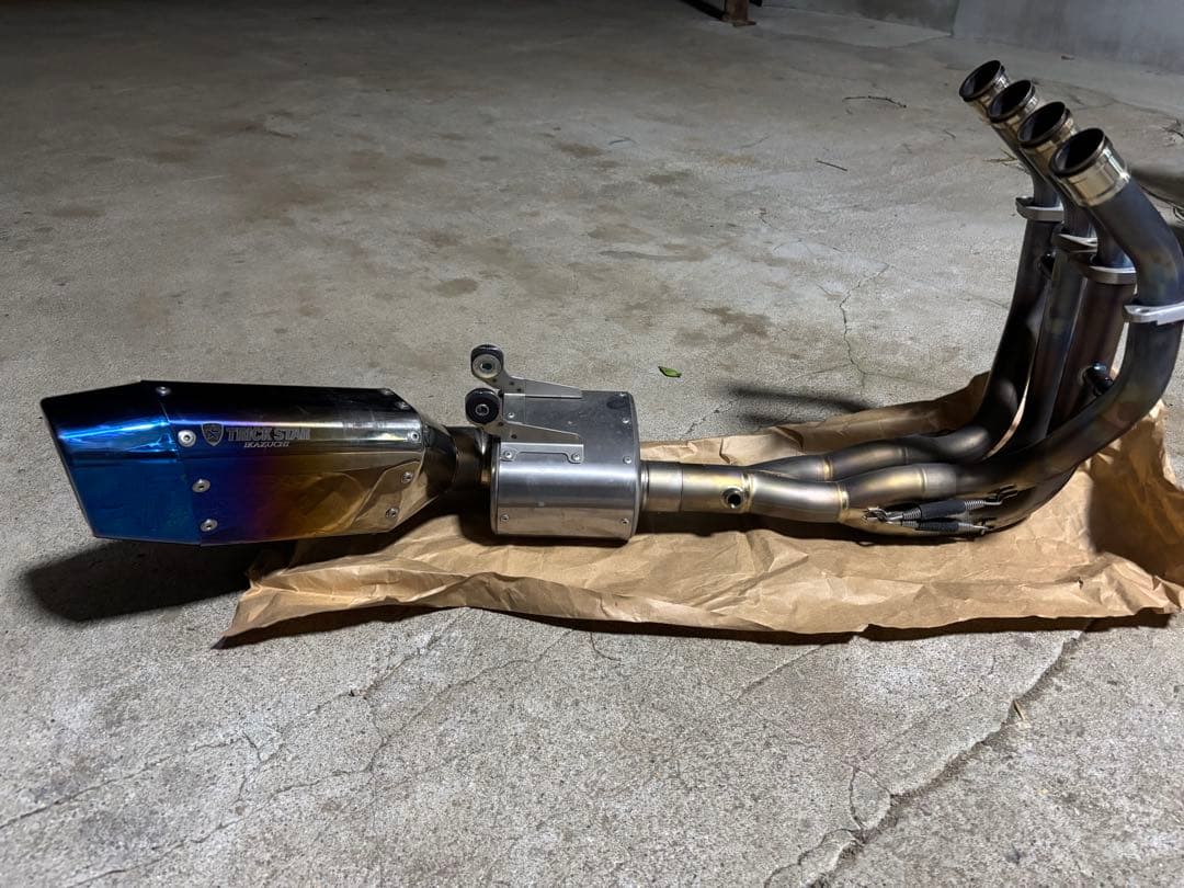 ZX-25R トリックスター　フルエキゾースト　ダウンマフラー　IKAZUCHI