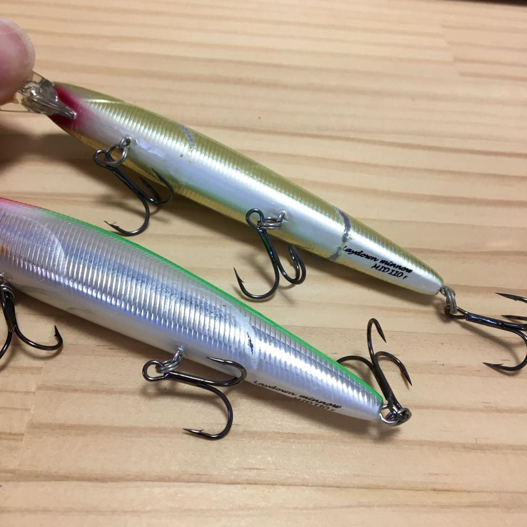 ルアー8個セット（ルドラ、レイダウンミノー他）