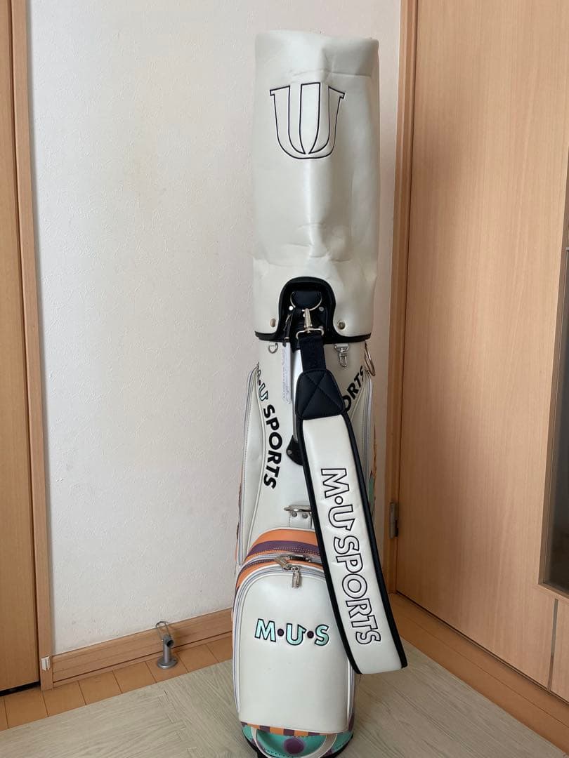 M-U SPORTS キャディバッグ ホワイト