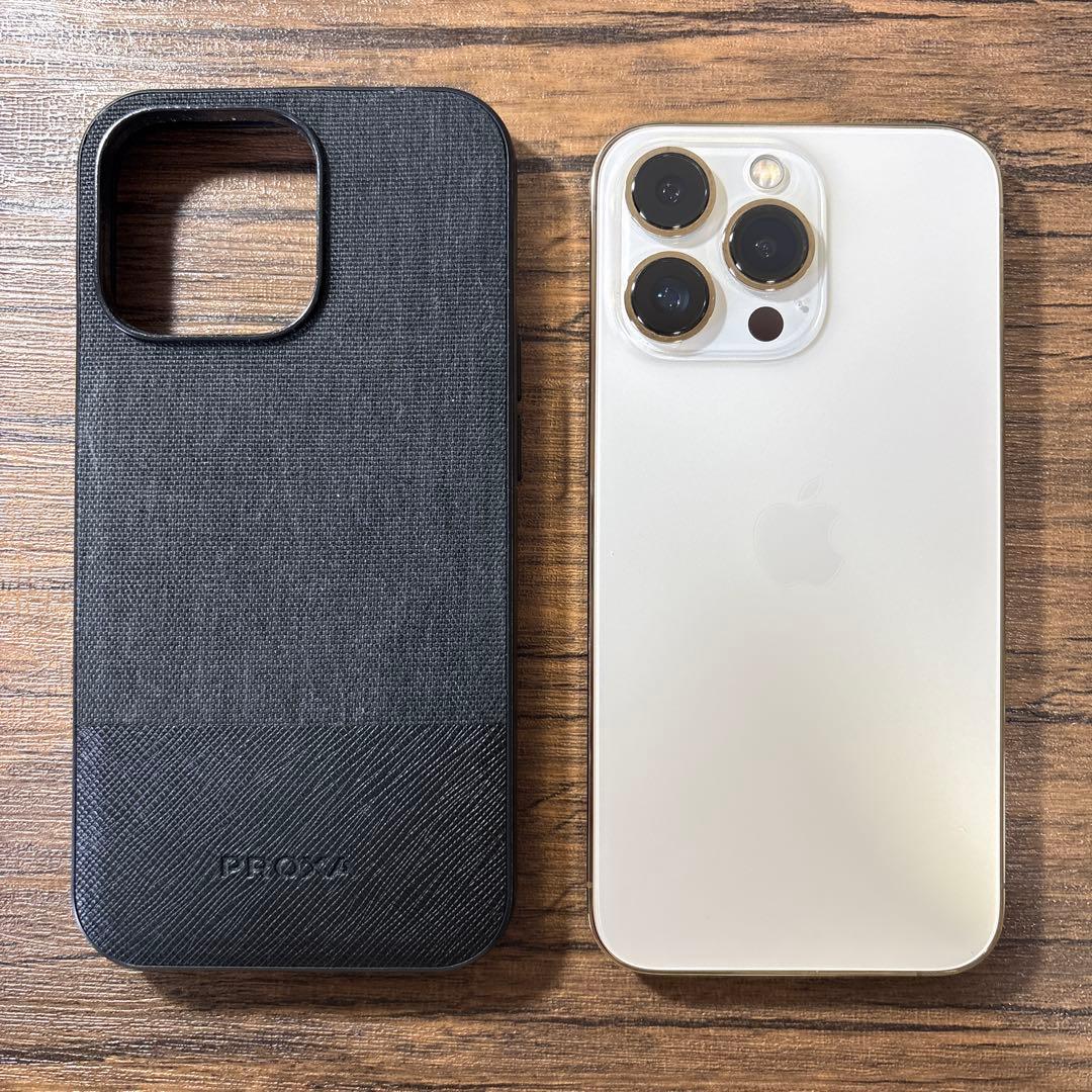 【ケース付】iPhone 13 Pro ゴールド Apple 128GB