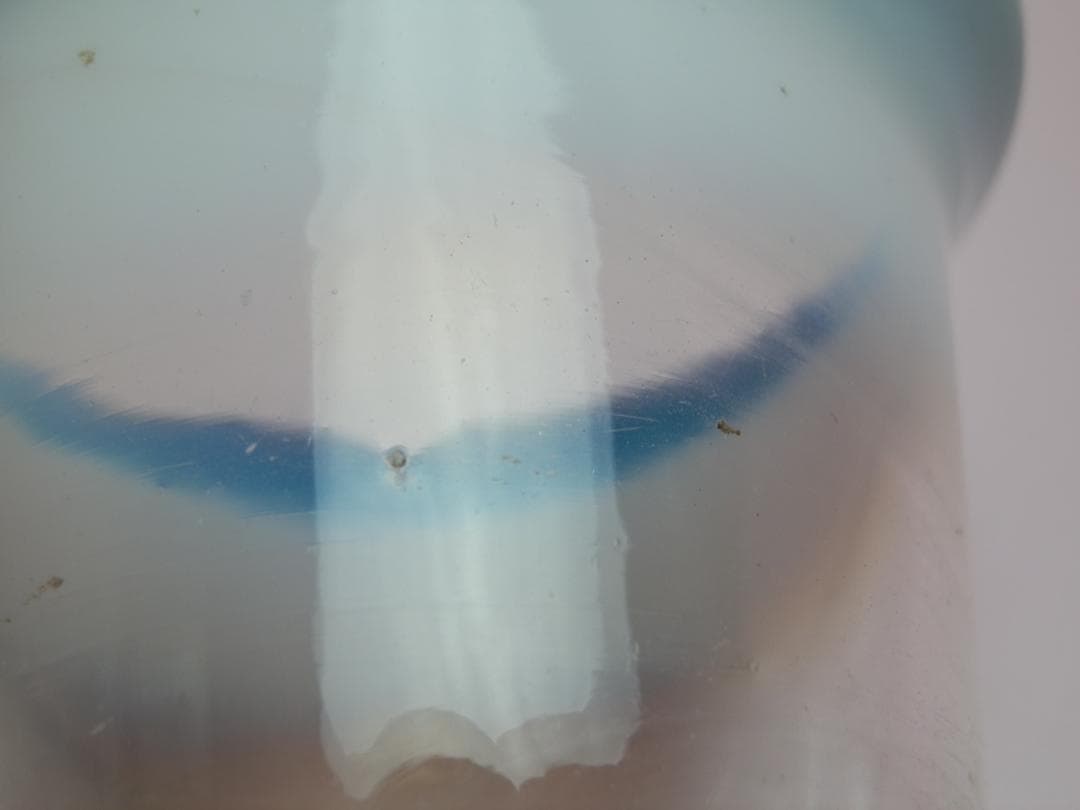 アンティーク 大正期頃 アイスクリームコップ 氷コップ 乳白ガラス 71229