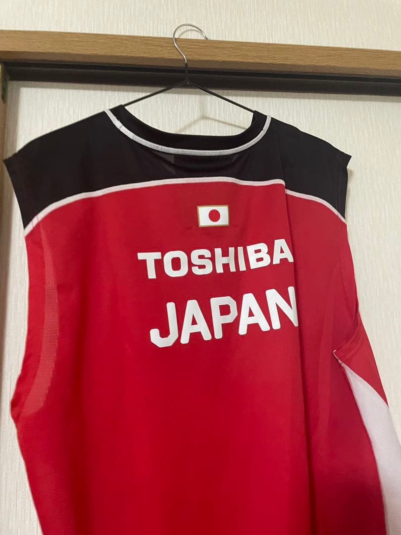 メンズ　タンクトップ　ラグビー　JAPAN TOSHIBA