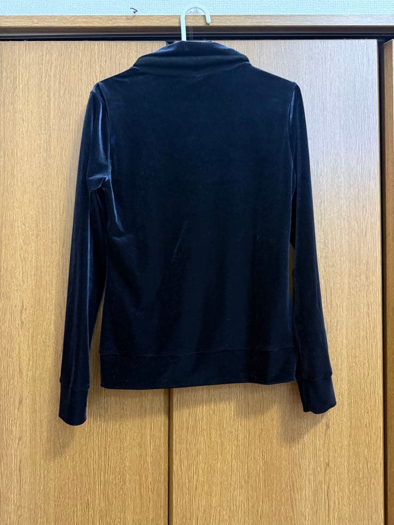 MARK & LONA ベルベットシャツ 黒