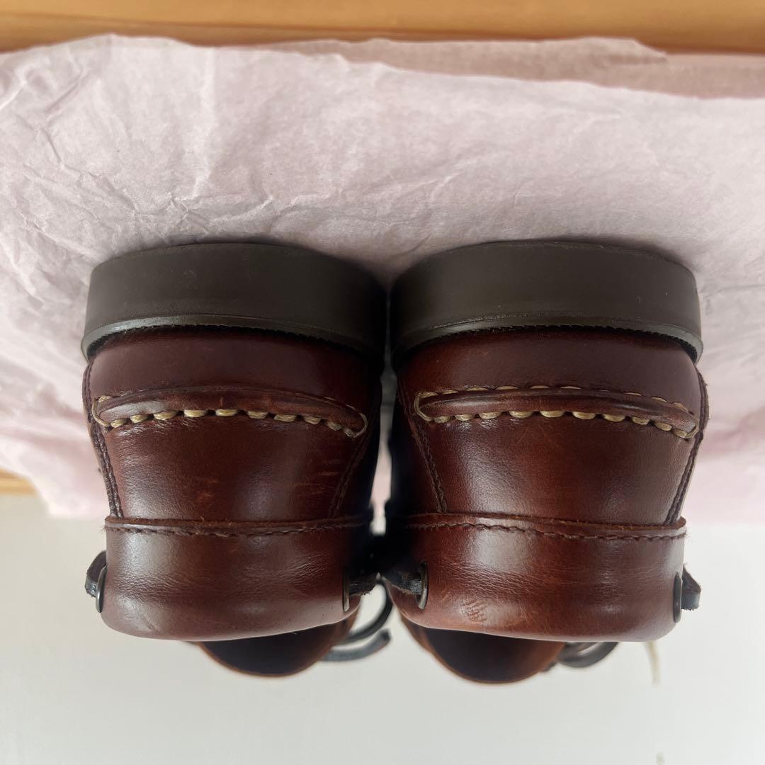 美品　Paraboot パラブーツ　デッキシューズ　ブラウン　マリン